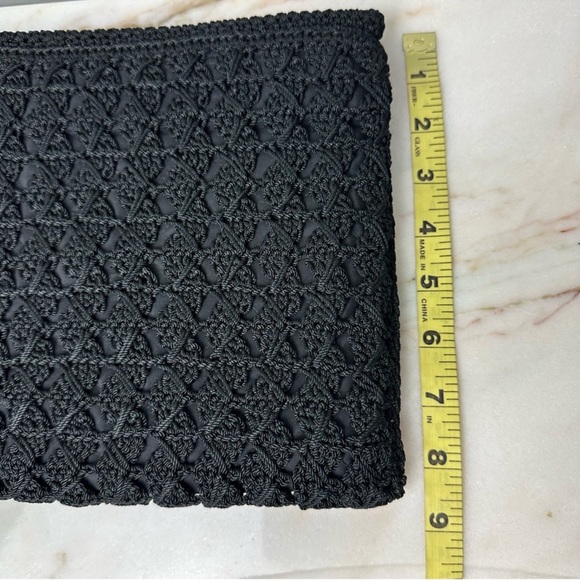 Vintage Black Crochet Bag - Picture 7 of 13